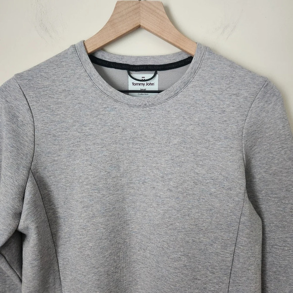 Tommy John | The Go Anywhere Collection Crewneck Sweatshirt in Gray - Size S - Picture 2 of 10